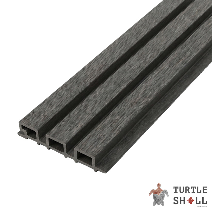Реечная панель ДПК Middle Lines, Faroese Smokewood, Коэкструзия (FS 15) в Курске
