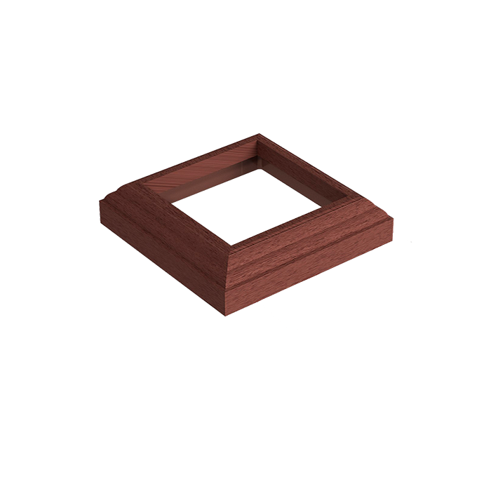 Крышка нижняя для столба из ДПК Woodvex,Select, темно-коричневый в Курске