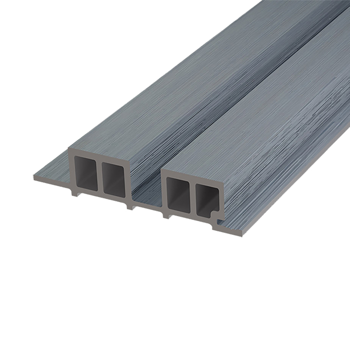 Фасадная панель реечная из ДПК Woodvex Lines, Light gray в Курске