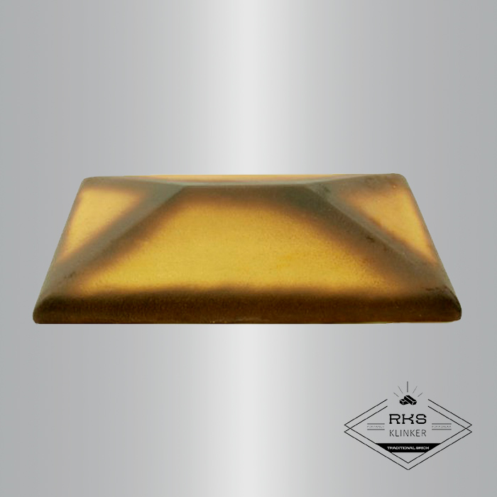 Клинкерный колпак на столб ZG Clinker, СР 300х425 мм, жёлтый тушевой в Курске