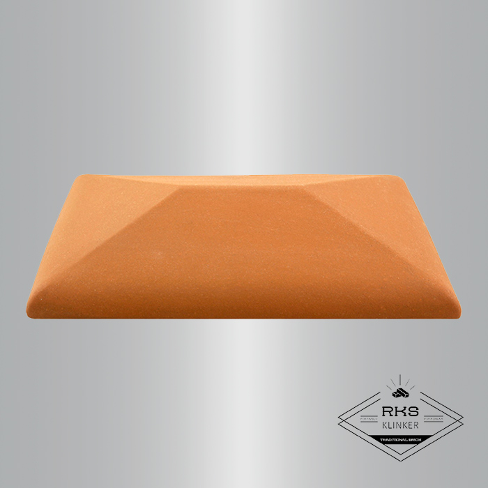 Клинкерный колпак на столб ZG Clinker, СР 300х425 мм., красный в Курске