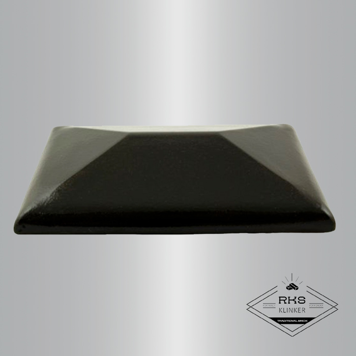 Клинкерный колпак на столб ZG Clinker, СР 300х425 мм, тёмно-коричневый в Курске