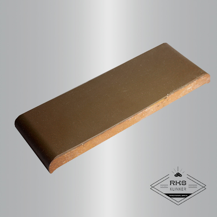 Парапетная плитка ZG Clinker, КР20 190x110x25 мм, Коричневая в Курске