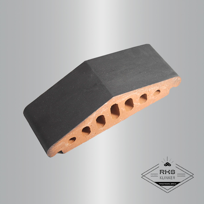 Профильный кирпич для заборов ZG Clinker, К25 310x110x90 мм, Графит в Курске