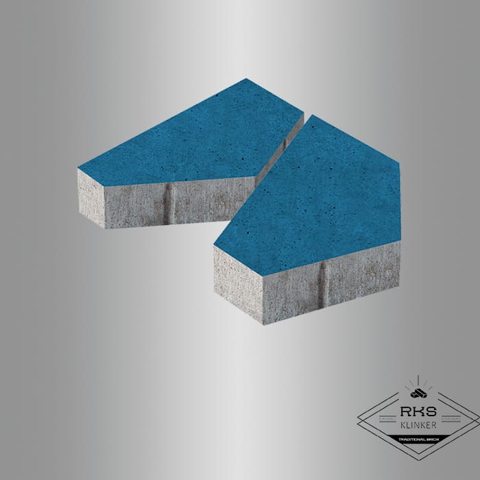 Плитка тротуарная БелАрБет, Полигональ, Синий купить в Курске — RKS KLINKER Плитка тротуарная БелАрБет, Полигональ, Синий в Курске