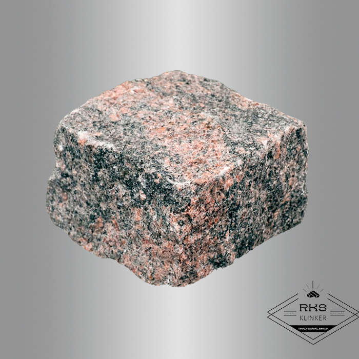 Гранитная брусчатка Гора Токимовка, Колотая, 100x100x80 мм в Курске