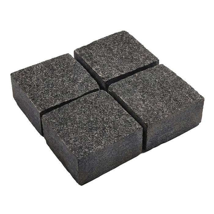 Гранитная брусчатка RKS SLATE Gabbro (Габбро) Карандаш, 100x100 мм в Курске