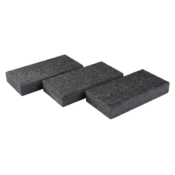 Гранитная брусчатка RKS SLATE Gabbro (Габбро) Пиленая, 200x100 мм в Курске
