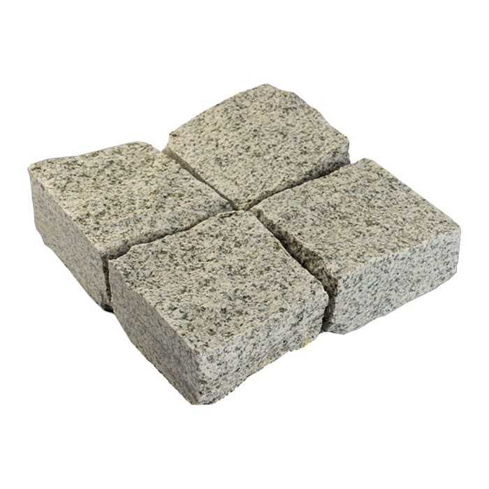 Гранитная брусчатка Мансуровская, Колотая, 100x100 мм в Курске