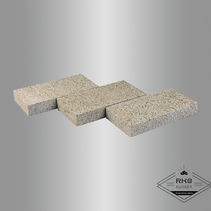 Гранитная брусчатка Мансуровская, Пиленая, 200x100x30 мм в Курске
