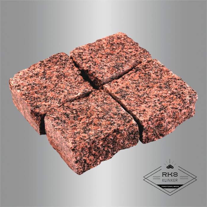 Гранитная брусчатка Сюськюянсаари, Колотая, 100x100 мм в Курске