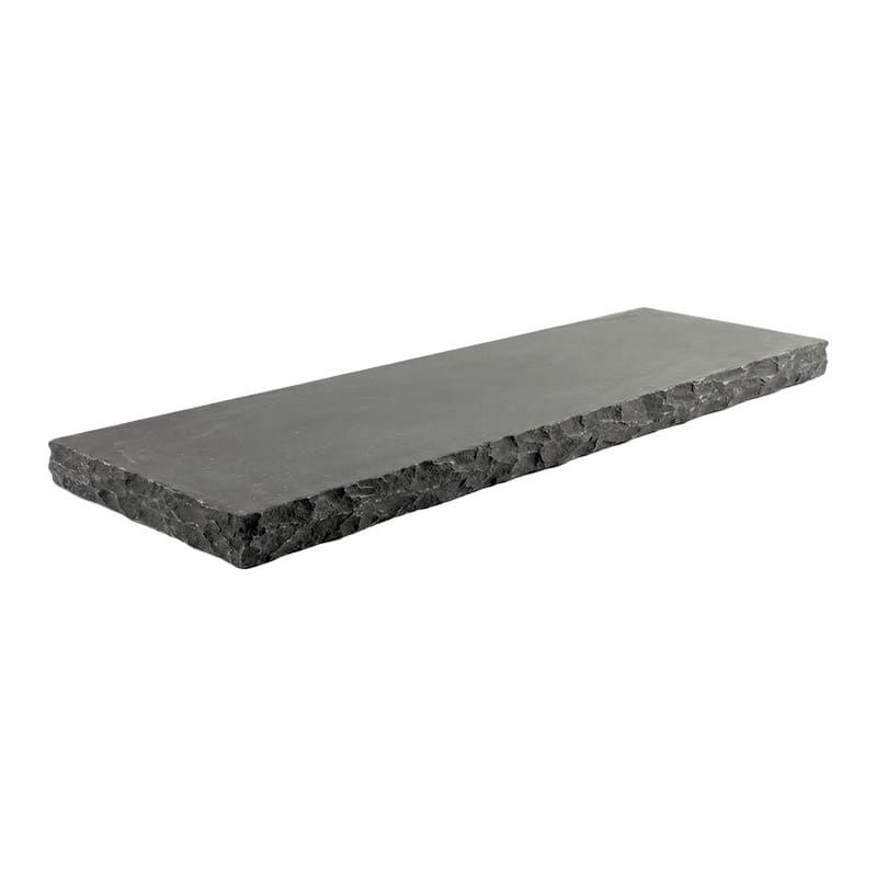 Ступень из камня RKS SLATE Belgian Black, колотая, 1500х350х30 мм в Курске