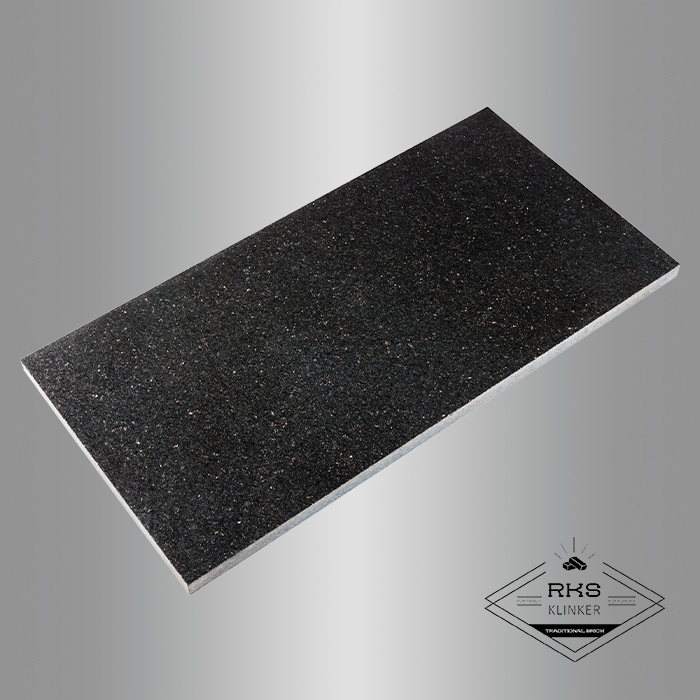 Гранитная плитка Absolute Black, Thermo/Polished в Курске