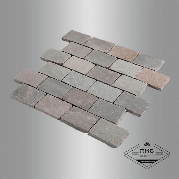 Брусчатка из песчаника RKS Slate Belgian Grey 200x100x40 мм в Курске