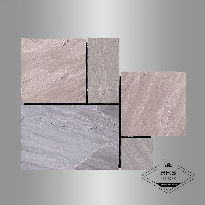Мозаика из камня песчаник RKS SLATE Belgian Grey в Курске