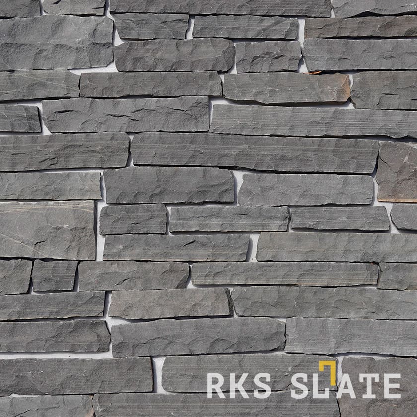 Фасадный облицовочный камень Sagar Black Sandstone Strips в Курске