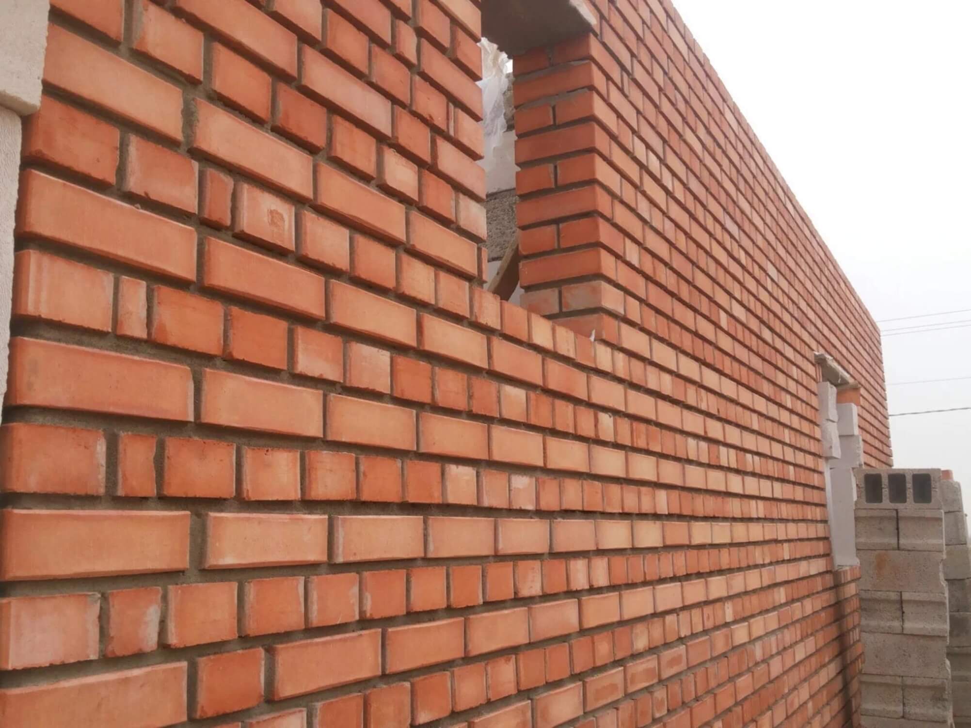 Многорядная кладка кирпич
