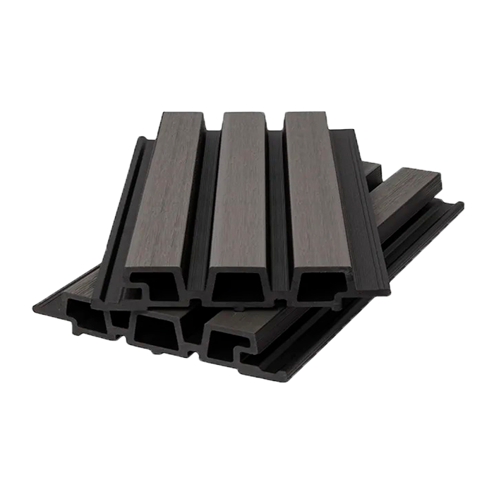 Фасадная панель реечная из ДПК KOMODO Co-Extrusion, Grey dark в Курске
