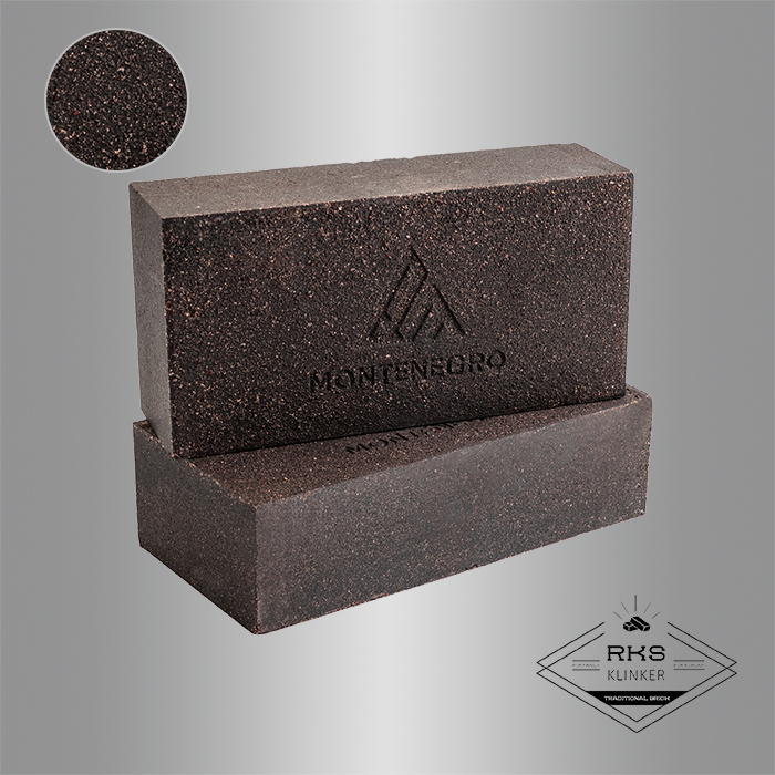Кирпич печной Montenegro SHA 5 Black Cuprum (Чёрный) 230x114x65 мм в Курске