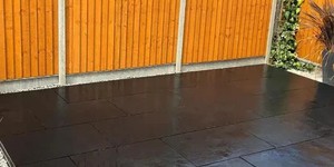 Плитка для улицы из натурального камня Belgian Black 600х300 от RKS SLATE фото (3)