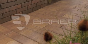 Тротуарная плитка БРАЕР ДОМИНО КАНЬОН фото дорожки