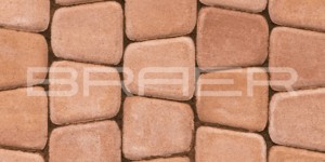 Фото сочетание тротуарной плитки Браер Классико круговая и Старый Город Ландхаус рассвет (6)